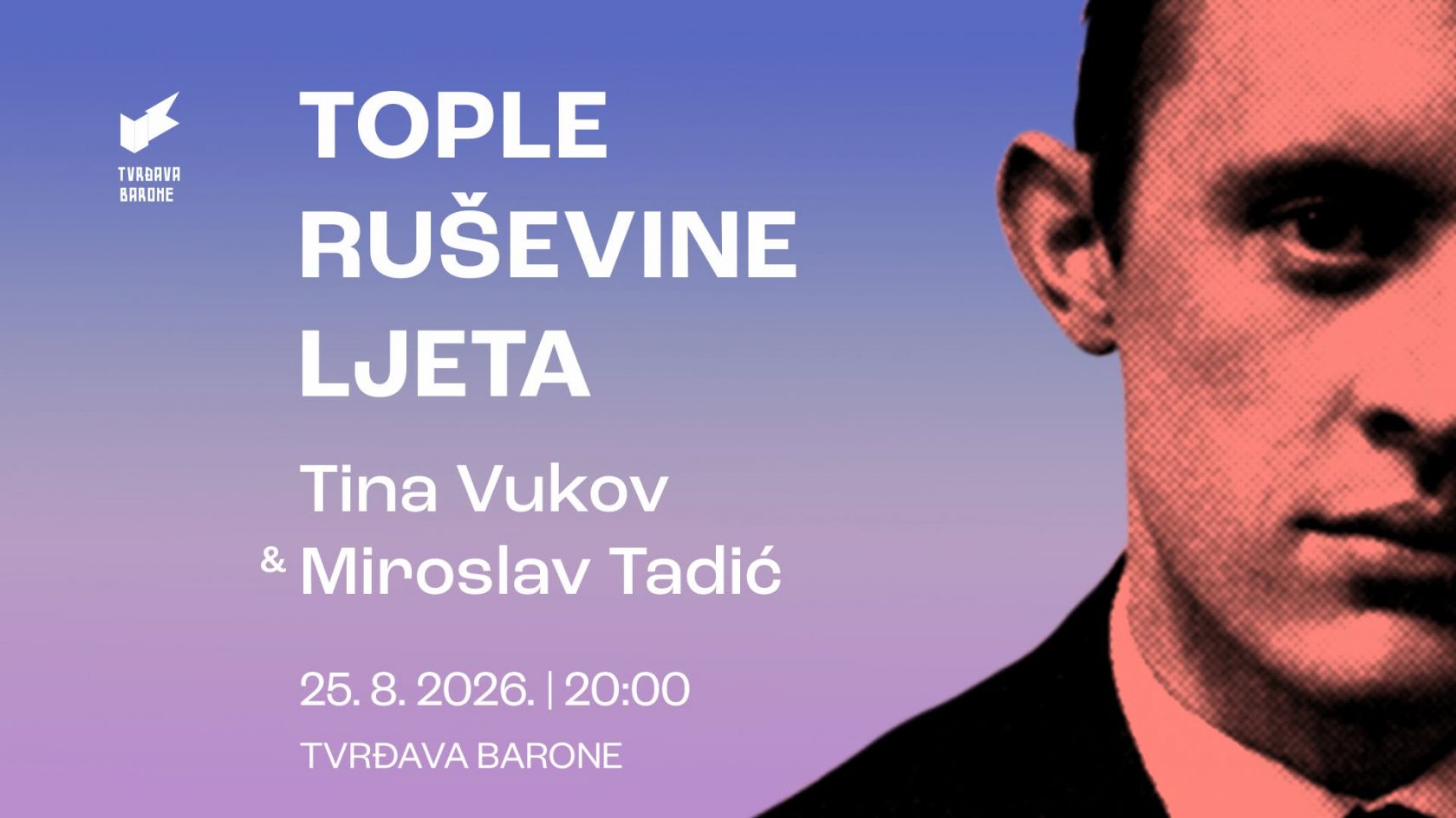 TOPLE RUŠEVINE LJETA: Koncert u sjećanje na Arsena